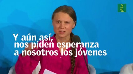Greta Thunberg a los líderes mundiales: ¿Cómo se atreven?