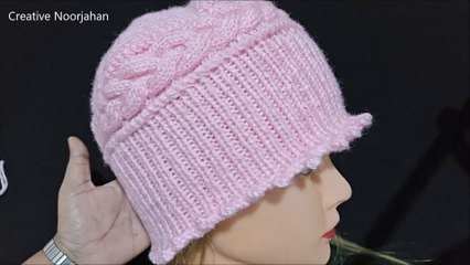 easy girls cap | new design woolen cap | topi ka design | ladies scarf | cap #woolen topi #örme şapkalar