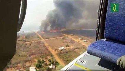 Incendios en Bolivia amenazan con llegar a Paraguay