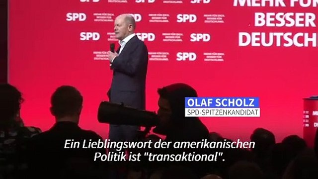 Scholz zu Trump: Grenzen dürfen nicht mit Gewalt verschoben werden