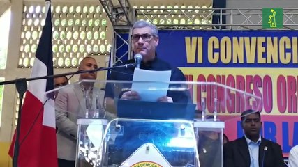 Partido UDC proclama a Gonzalo Castillo su candidato a la presidencia en el 2020