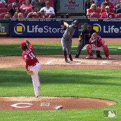 Ponche 200 del lanzador Luis Castillo en Grandes Ligas en el 2019