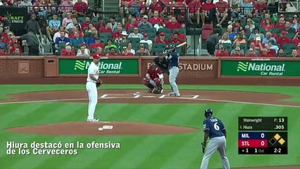 Cerveceros cortaron su mala racha a expensas de los Cardenales