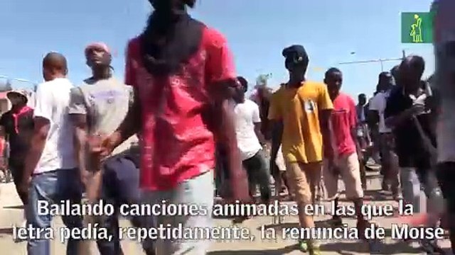 ¡Abajo Jovenel! : miles de haitianos mantienen el pulso al presidente Moise