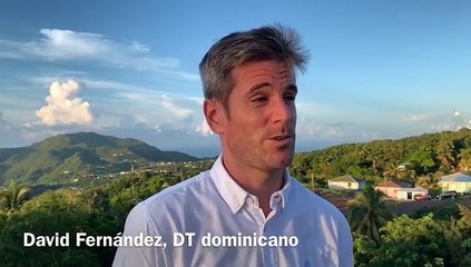 David Fernández DT dominicano, después de la derrota en MontSerrat
