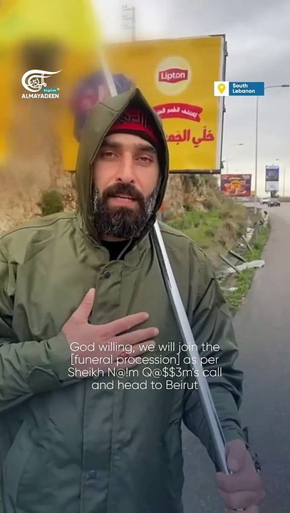 On foot: South Lebanese walk to Beirut for Sayyed Hassan's, Sayyed Hashem's funerals
