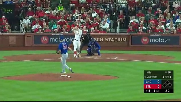 Cardenales caen con Cachorros, están a dos de cetro divisional