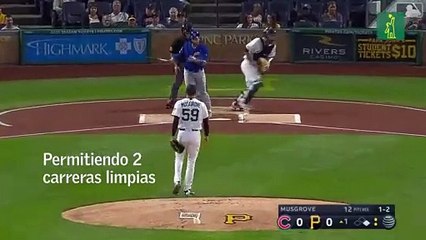De la mano de Musgrove, Piratas vencen a Cachorros