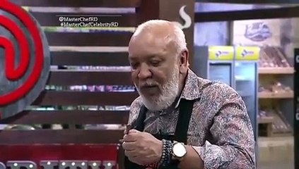Jochy Santos sobre su plato en Masterchef Celebrity: "Esto no está bueno no"