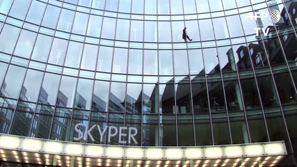 "Spiderman" francés vuelve a hacer de las suyas, ahora en Fráncfort