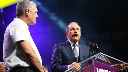 Danilo Medina: "Sangre nueva es Gonzalo Castillo" (con zoom)