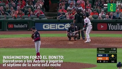 Los Nacionales forzaron "el bonito" ante los Astros