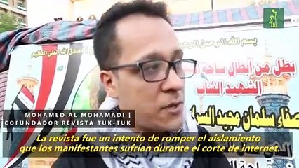 El tuk-tuk es protagonista de las protestas en Irak