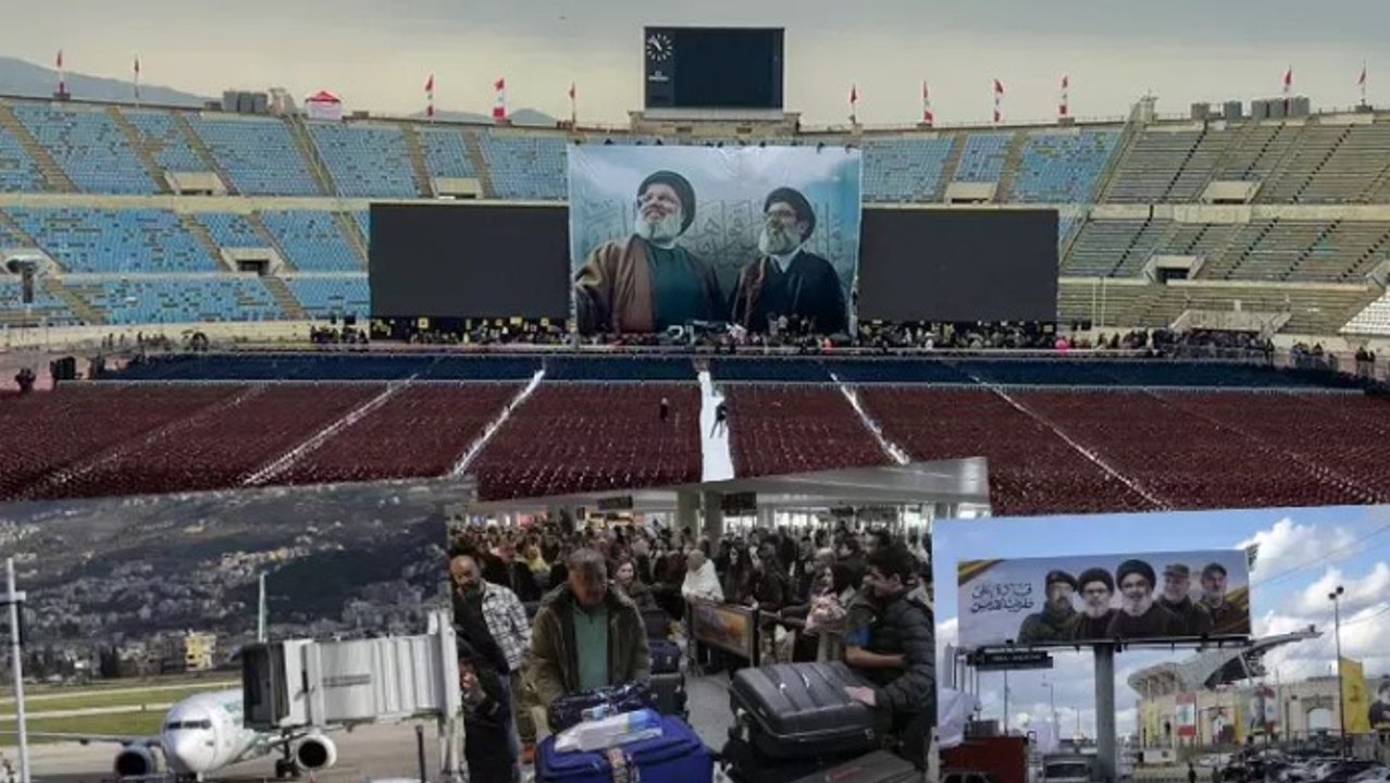 İran’da İsrail’in hava saldırısında öldürülen eski Hizbullah lideri Nasrallah’ın cenaze töreni hazırlıkları