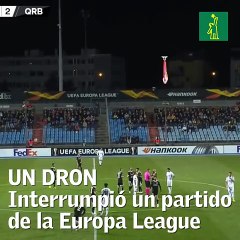 Un dron interrumpe juego de la Europa League en Luxemburgo (IG)