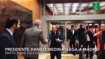 El presidente Danilo Medina llega a Madrid para participar en la COP25