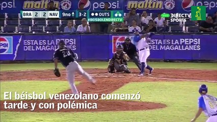 Béisbol venezolano arrancó entre sanciones y polémica por pulso político