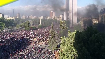 Chile vive nuevas manifestaciones violentas