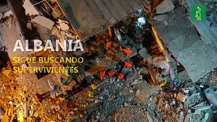 Albania sigue buscando supervivientes