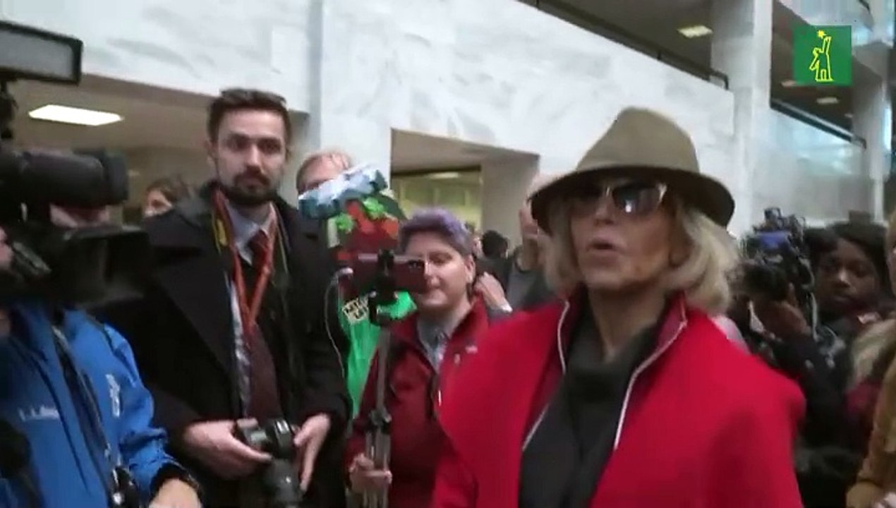 Jane Fonda detenida durante protesta contra cambio climático