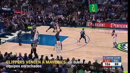 Clippers vencen a Mavs en duelo de equipos enrachados