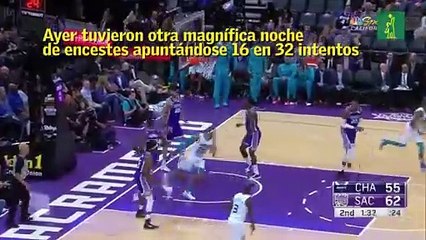 Hornets vencen a Sacramento; se amplia la racha de perdidos de los Kings