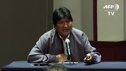 Evo Morales califica de "genocidio" la represión en Bolivia