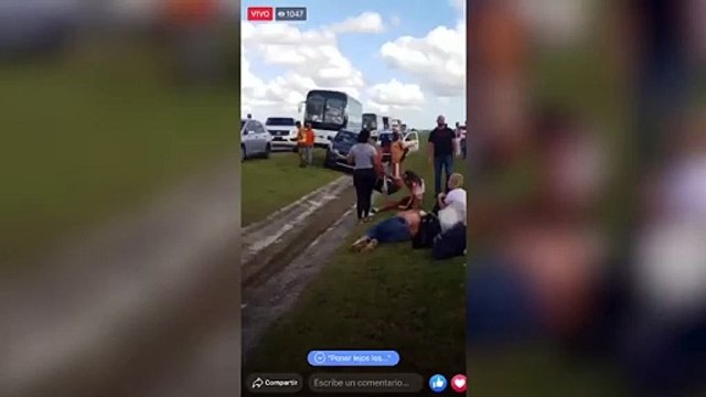 Eran 29 los turistas rusos que iban en autobús accidentado en Autovía del Coral