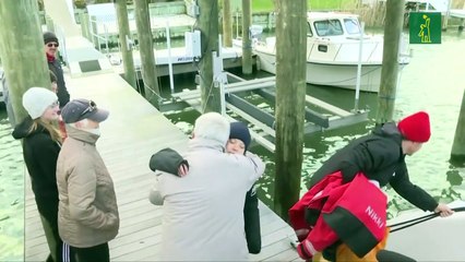 Greta Thunberg deja atrás EEUU en un catamarán rumbo a Europa