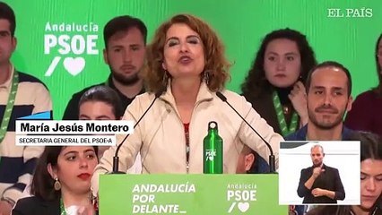 Montero promete "andalucismo de izquierdas" y nombra a Escuredo presidente de honor del PSOE-A