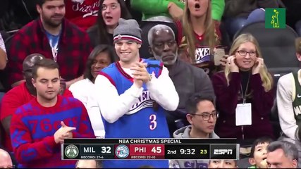 Philadelphia le aguó la Navidad a los Bucks