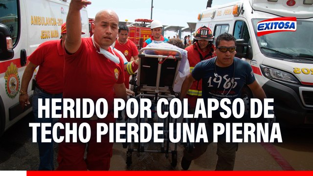 Conmoción en Trujillo: Herido pierde una pierna tras colapso de techo en Real Plaza