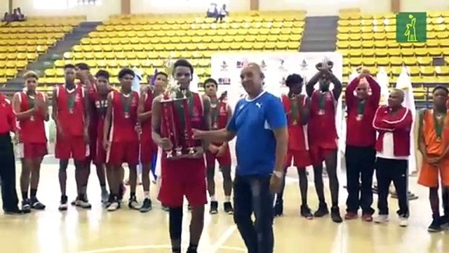 Premiación de Baloncesto Masculino e Juegos Deportivos Escolares Monte plata 2019