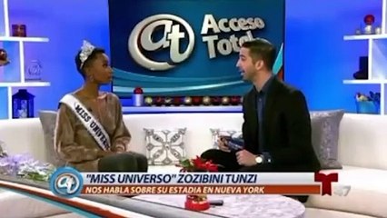 Mario Peguero entrevista a la nueva Miss Universo 2019