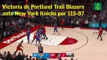 Victoria de Portland Trail Blazers ante New York Knicks por 115-87