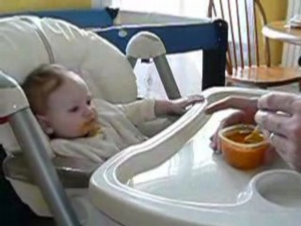 1er repas de léa