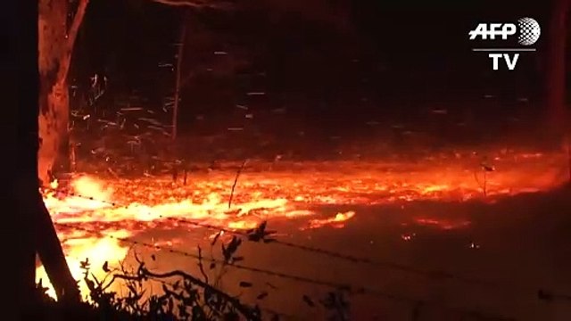 Australia comienza el año con voraces incendios