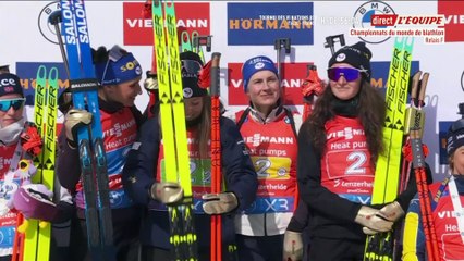 Le replay de l'après course du relais dames de Lenzerheide - Biathlon - Championnat du monde