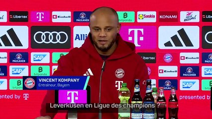 Kompany : "Leverkusen ? C'est le deuxième meilleur club d'Allemagne à l'heure actuelle"