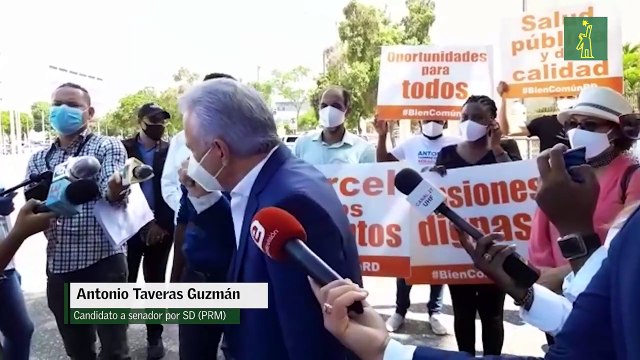 El candidato a diputado Jhonatan Liriano apoya al candidato a senador Antonio Taveras