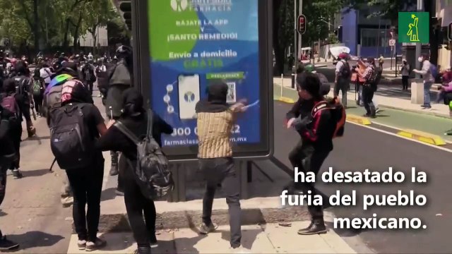 Siguen las manifestaciones en Ciudad de México por la violencia policial