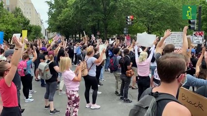 Las protestas se intensifican en EEUU en respuesta al tono marcial de Trump