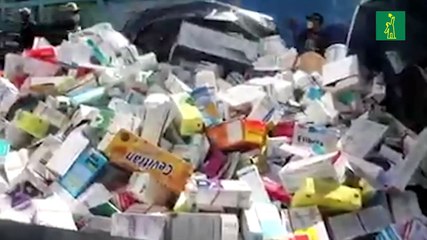 Decomisan medicamentos falsos y apresan dos personas en Moca