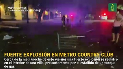 Explosión destruye una villa en Metro Country Club