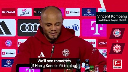 Harry Kane an injury doubt for Frankfurt clash