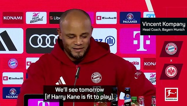 Harry Kane an injury doubt for Frankfurt clash