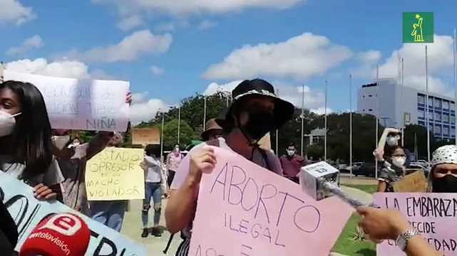 Piden frente al Congreso Nacional la aprobación del aborto en las tres causales