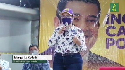 Margarita Cedeño sobre las propuestas de los demás candidatos: "Es una repetición de lo que hacemos o proponemos"