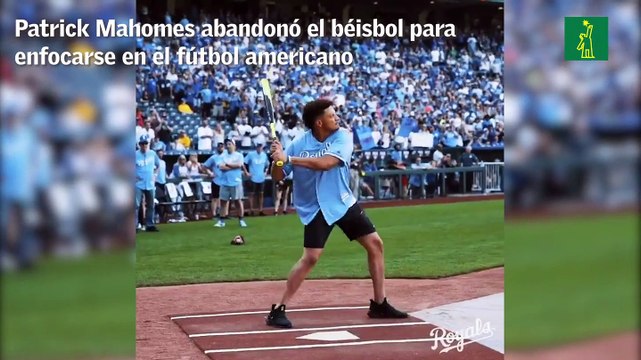 Patrick Mahomes abandonó el béisbol para enfocarse en el fútbol americano