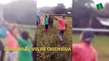 Cuidado al volar chichigua